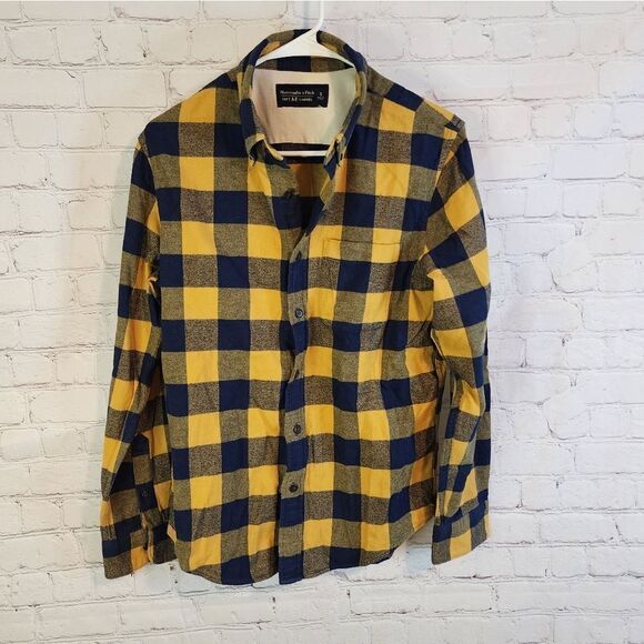 Men's Abercrombie & Fitch "Soft Flannel" button-down shirt, size small - Picture 1 of 4